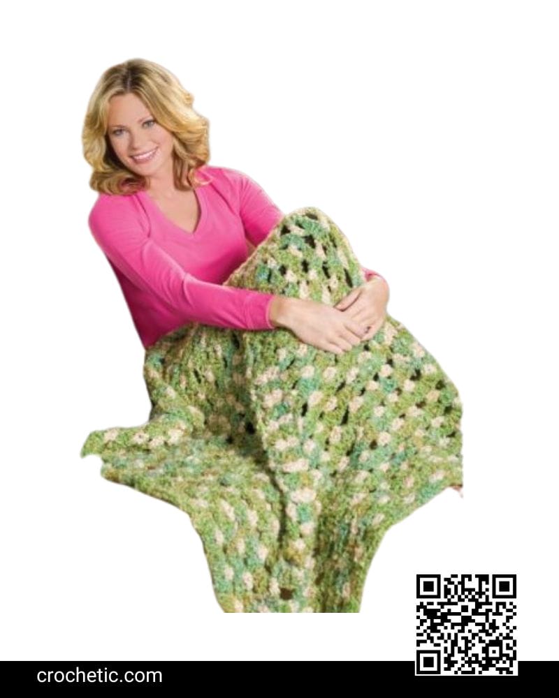 Big Granny Throw - Crochet Pattern