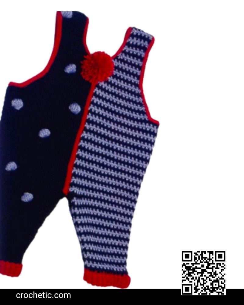 Clown Romper Baby Dress – Crochet Pattern