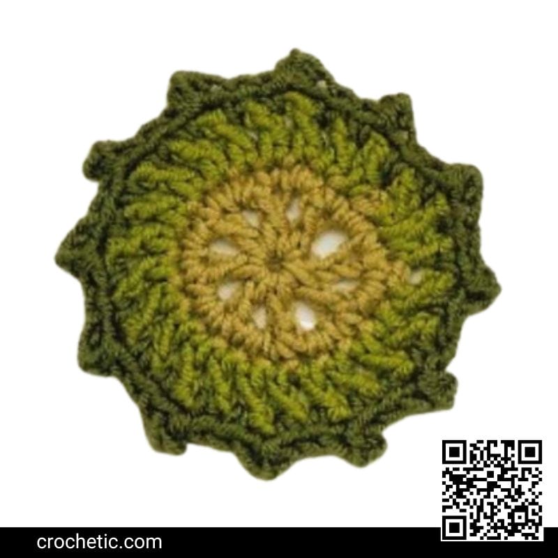 Round Crochet Motif #12 – Crochet Pattern