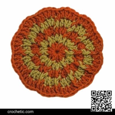 Round Crochet Motif #14 – Crochet Pattern
