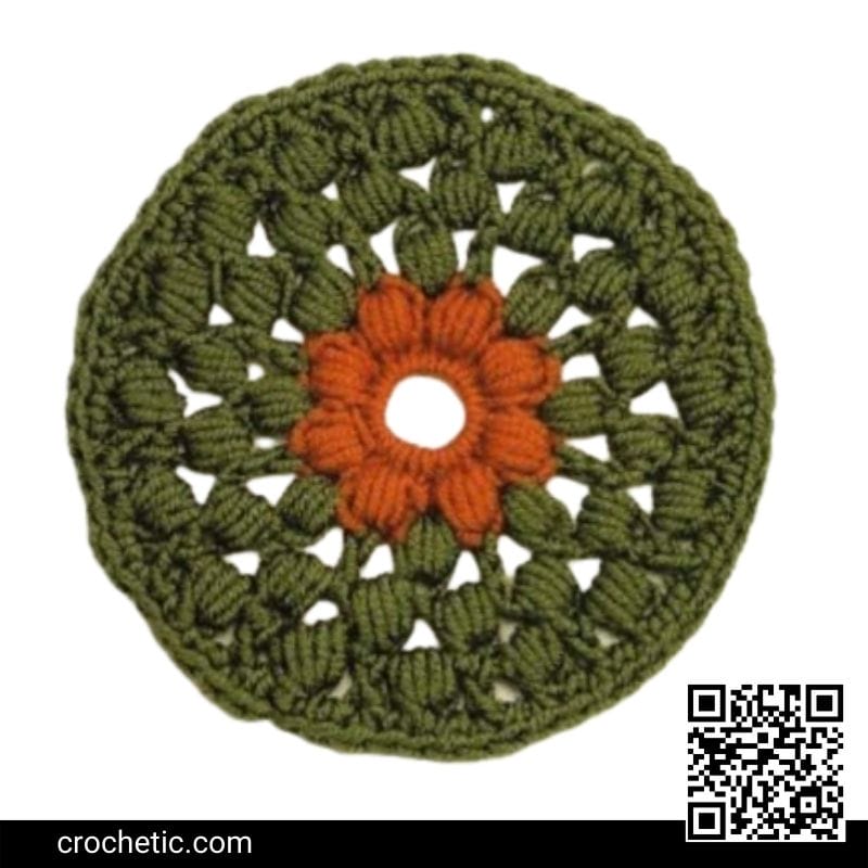 Round Crochet Motif #16 – Crochet Pattern