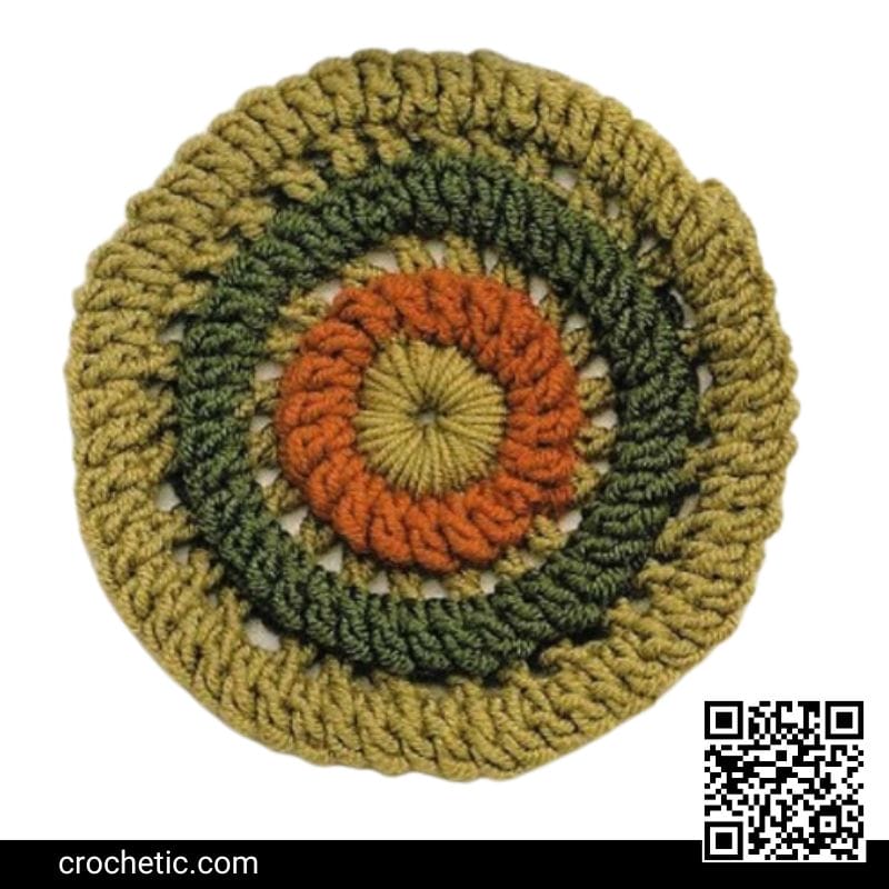 Round Crochet Motif #23 – Crochet Pattern