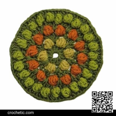 Round Crochet Motif #24 – Crochet Pattern