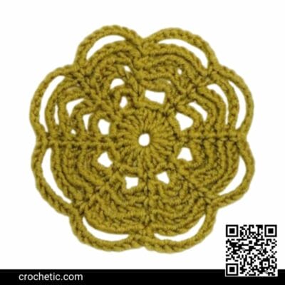 Round Crochet Motif #25 – Crochet Pattern