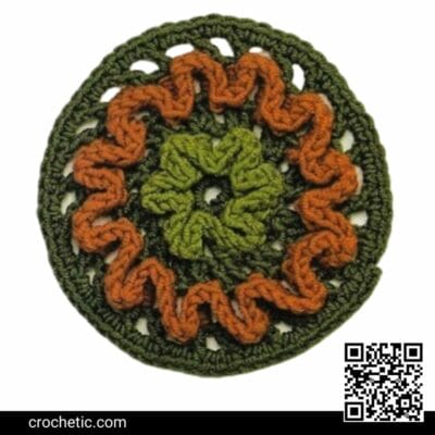 Round Crochet Motif #26 – Crochet Pattern