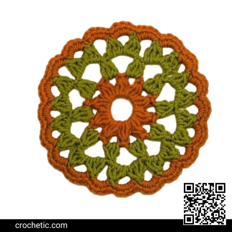 Round Crochet Motif #4 – Crochet Pattern