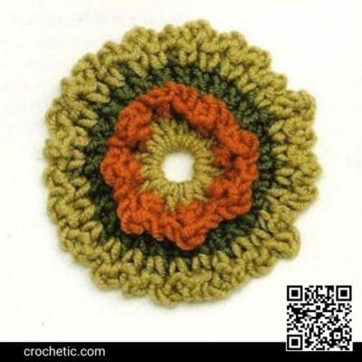 Round Crochet Motif #9 – Crochet Pattern