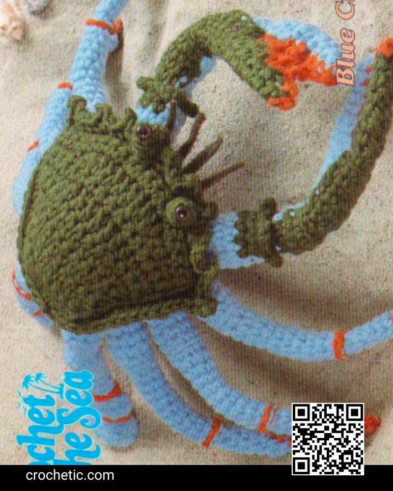 The Sea Blue Crab – Crochet Pattern