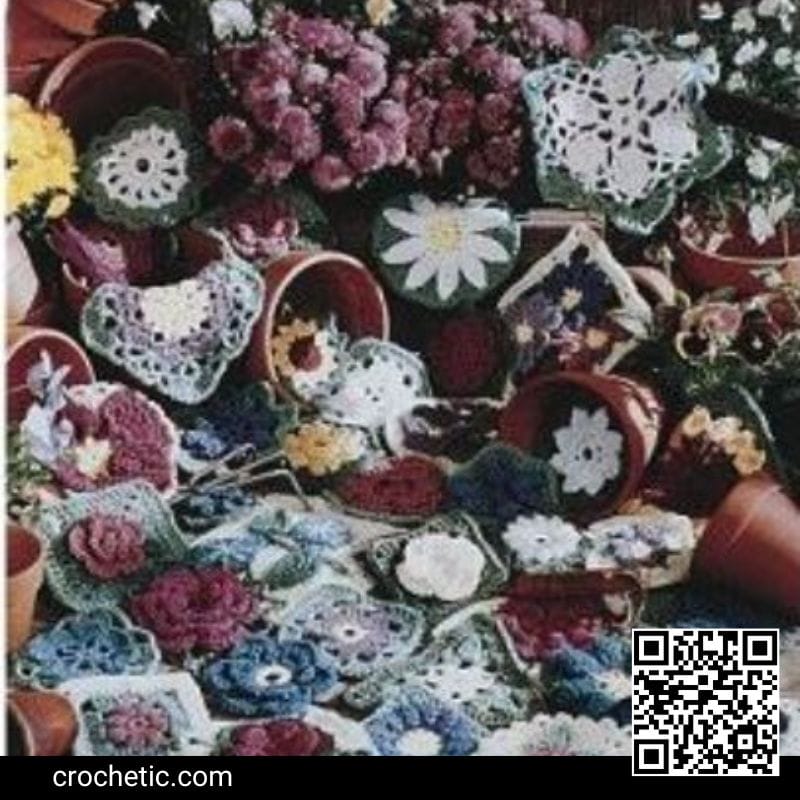99 Floral Motifs - Crochet Pattern