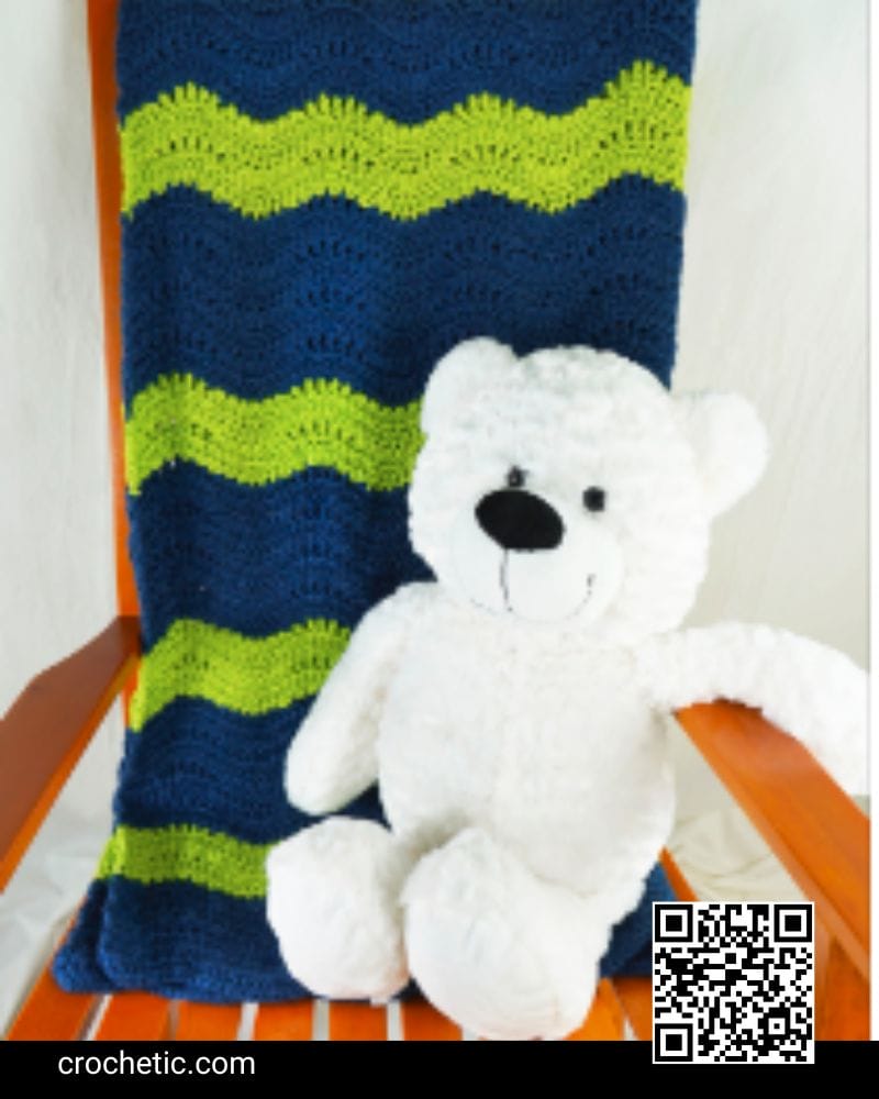 Lazy Sunday Lap Blanket - Crochet Pattern