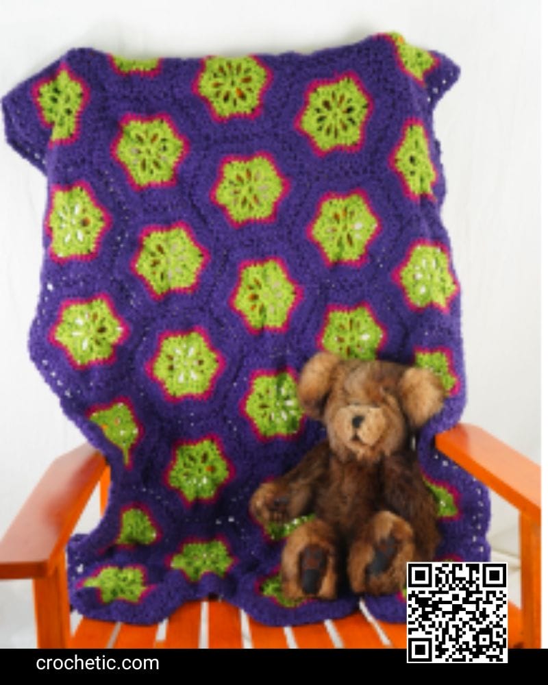 Autumn Chunky Blanket - Crochet Pattern