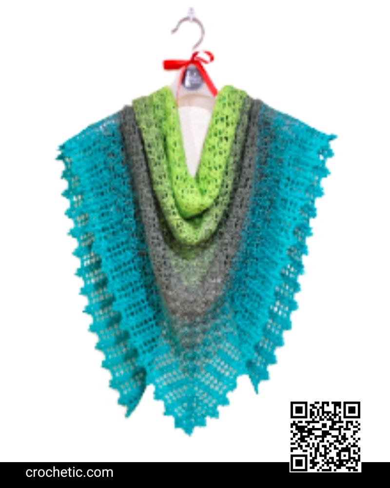 Gevin Grace Shawl - Crochet Pattern