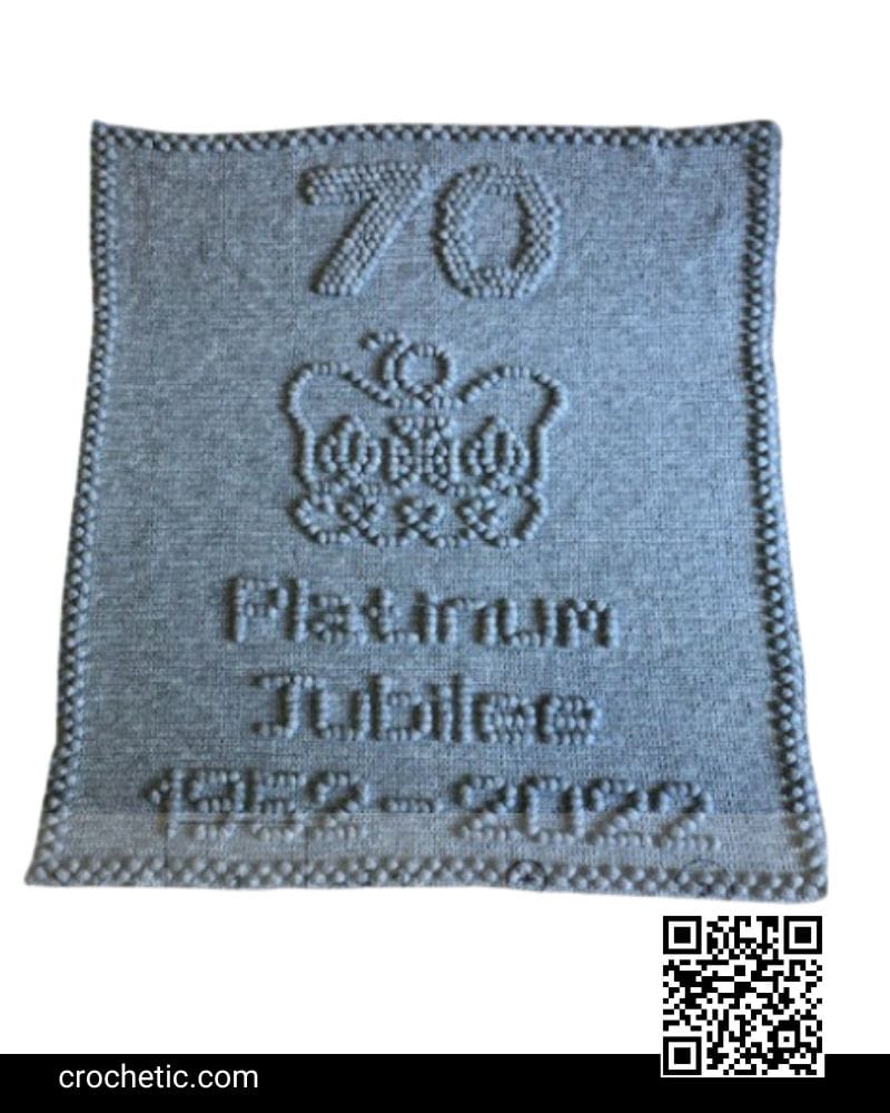 Platinum Jubilee Lap Blanket - Crochet Pattern