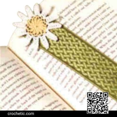Daisy Bookmark - Crochet Pattern