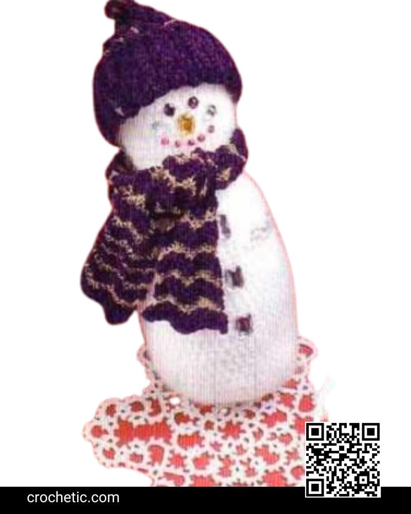 Christmas Snow Lady - Crochet Pattern