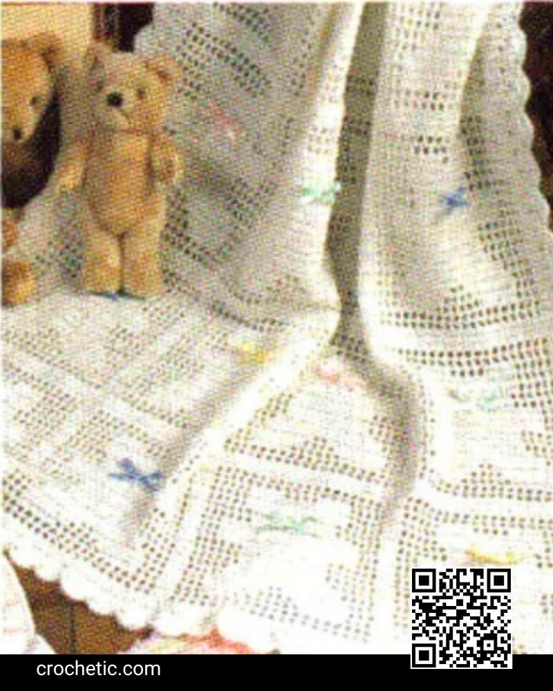 Baby Bear Baby Blanket - Crochet Pattern
