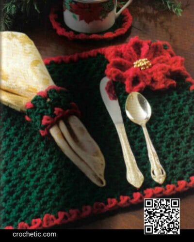Poinsettia Presentation - Crochet Pattern