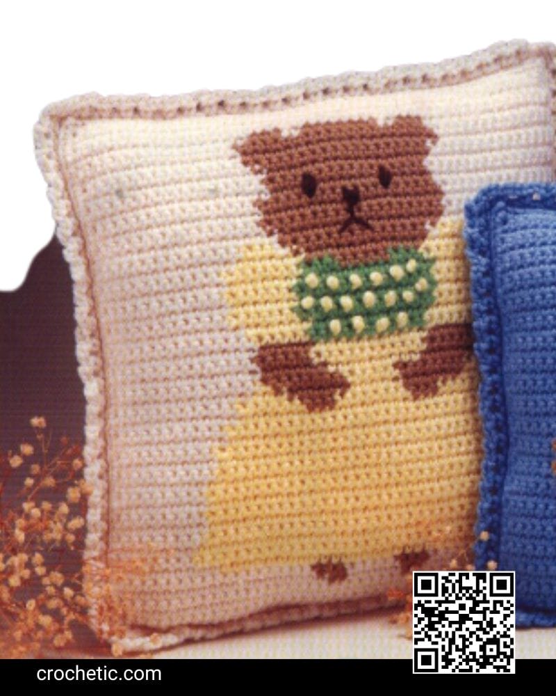 Bear Family Pillows - Crochet Pattern