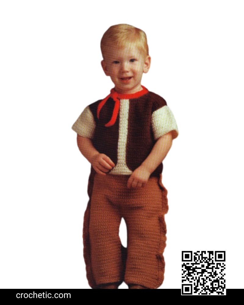 Rodeo Rider Baby Dress - Crochet Pattern