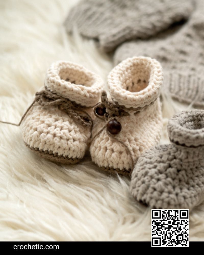 Baby Shoes Ivelle - Crochet Pattern