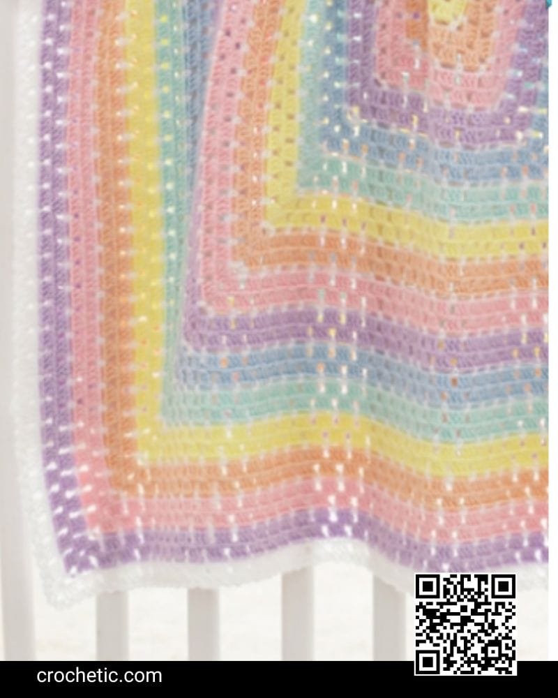 Baby Blanket Squared - Crochet Pattern