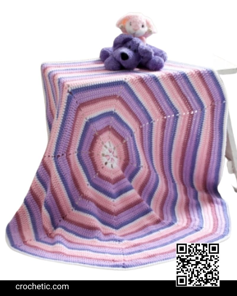 Octagon Baby Blanket - Crochet Pattern