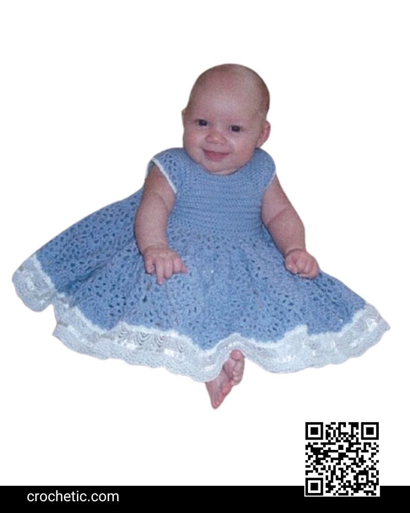 Baby Pineapple Party Dress - Crochet Pattern