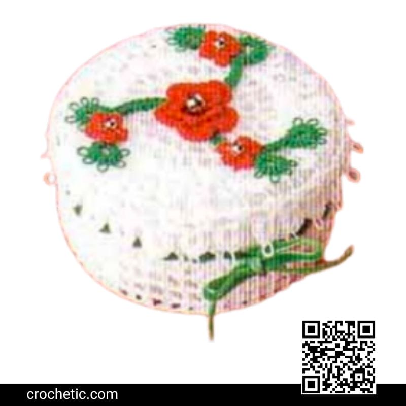 Christmas Briar Rose Gift Box - Crochet Pattern