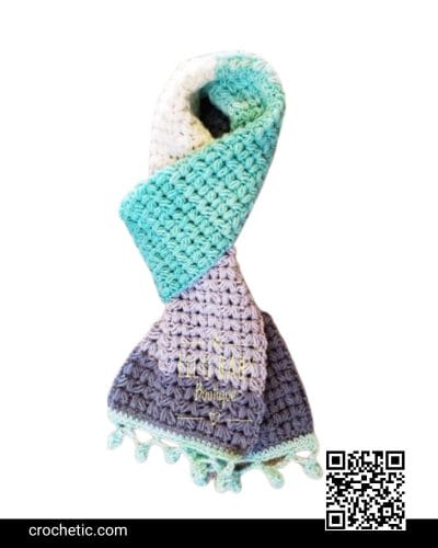 All in a Puff Scarf - Crochet Pattern