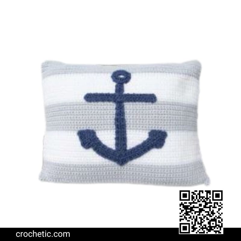 Anchor Cushion - Crochet Pattern