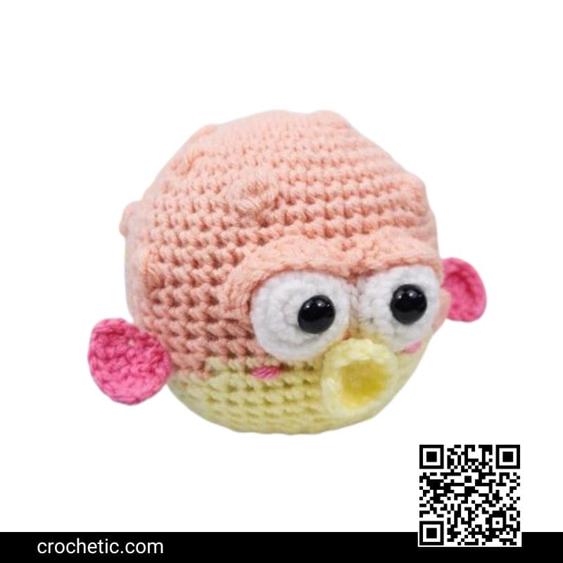 Angry Puffer Fish - Crochet Pattern