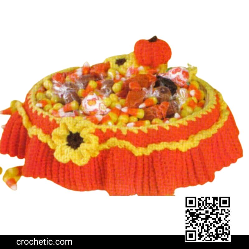 Halloween Treat Basket - Crochet Pattern