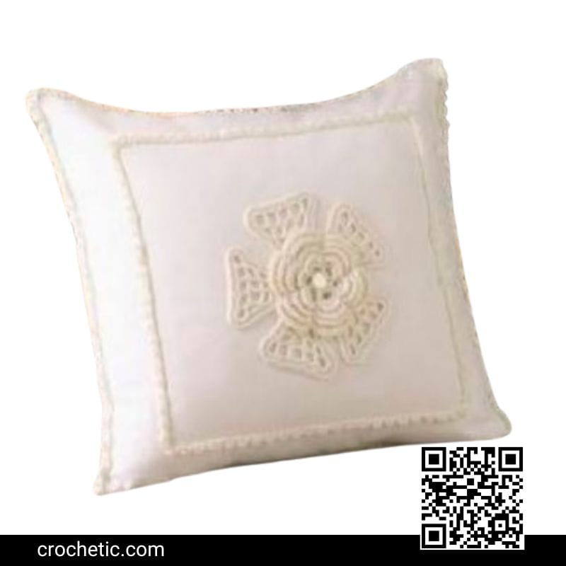 Wild Irish Rose Pillow - Crochet Pattern