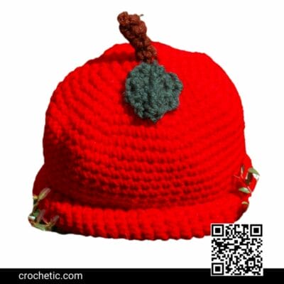 Apple Hat - Crochet Pattern