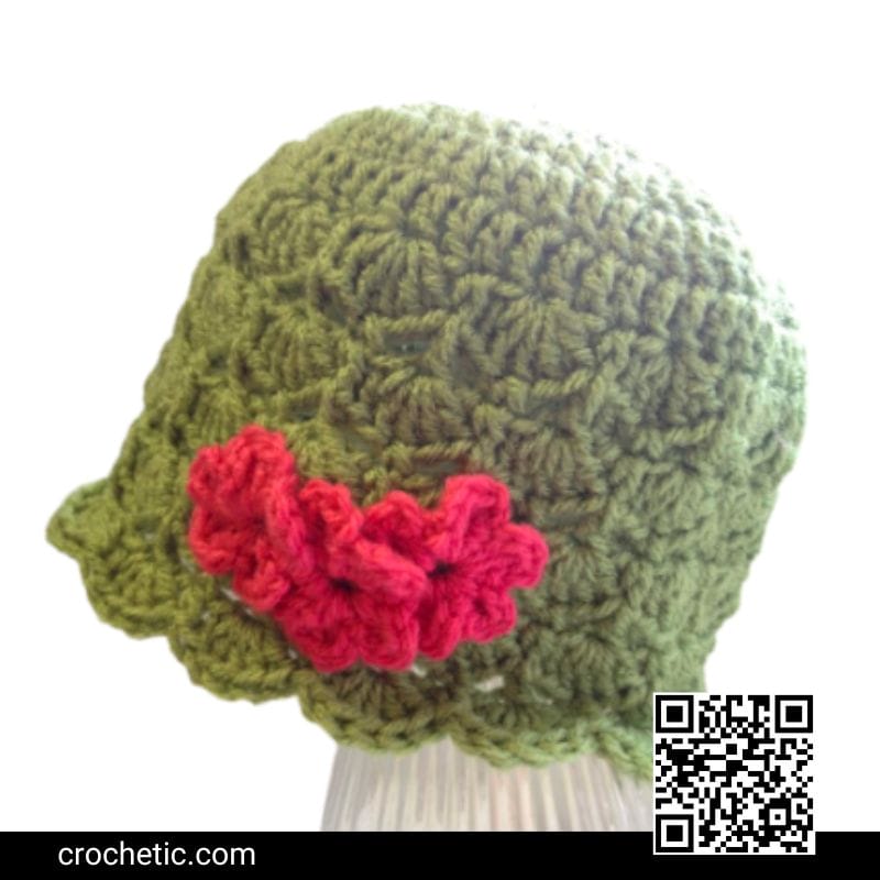 Green Leaf Hat - Crochet Pattern