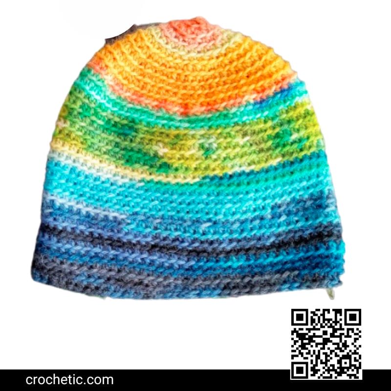 Spiraling Crochet Preemie Hat - Crochet Pattern