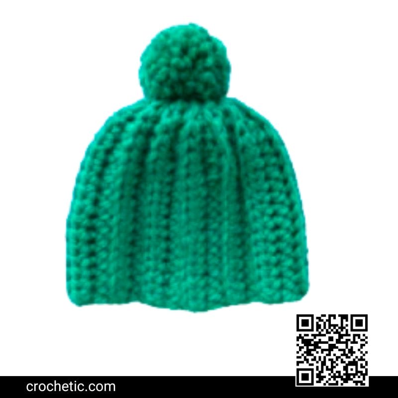 Prinsted Beanie Hat - Crochet Pattern