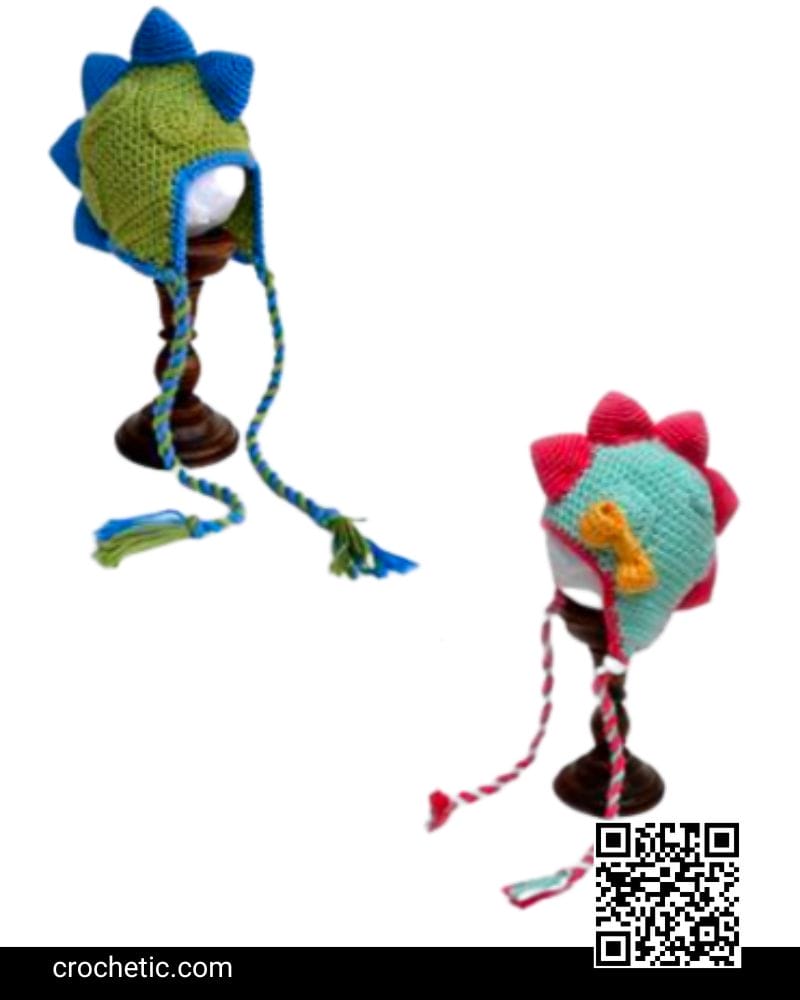 Drake the Dino Hat - Crochet Pattern