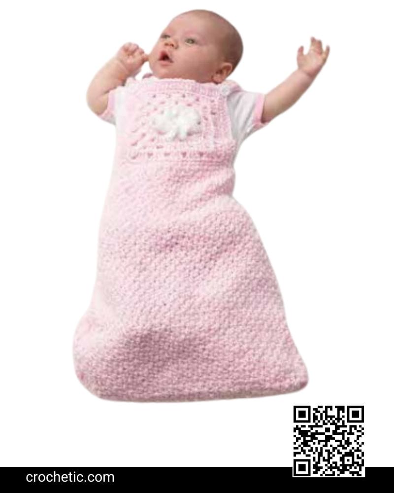 Granny Motif Baby Sack - Crochet Pattern
