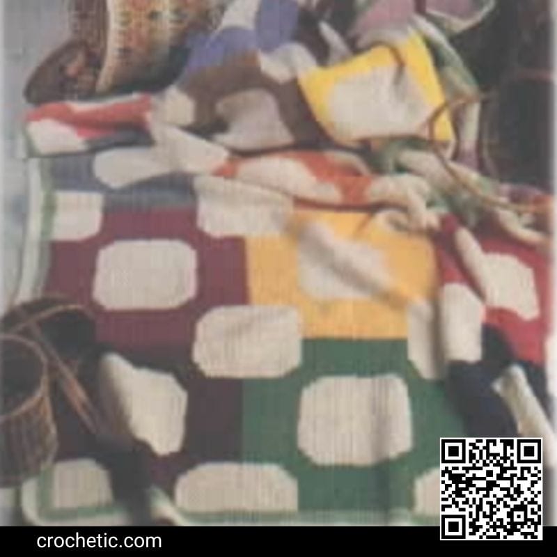 Bowtie Quilt Afghan - Crochet Pattern