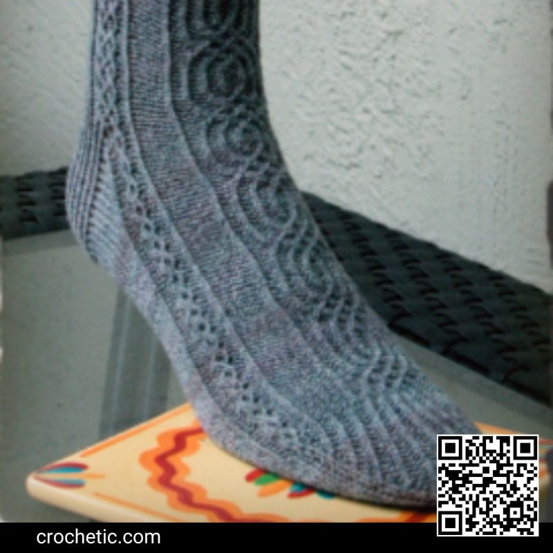 Gimli Socks - Crochet Pattern