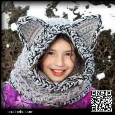 Howl of a Hooded Cowl - Crochet Pattern