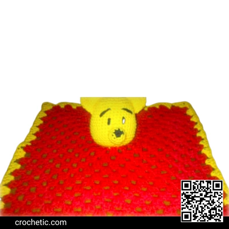 Pooh Inspired Lovey - Crochet Pattern