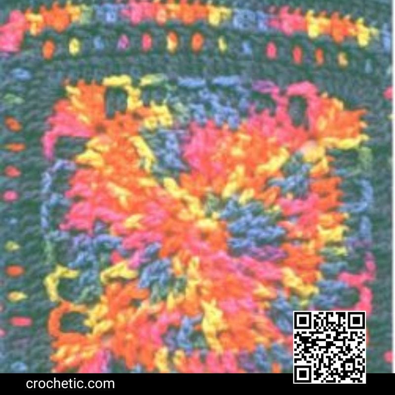 Autumn Warmth Square - Crochet Pattern