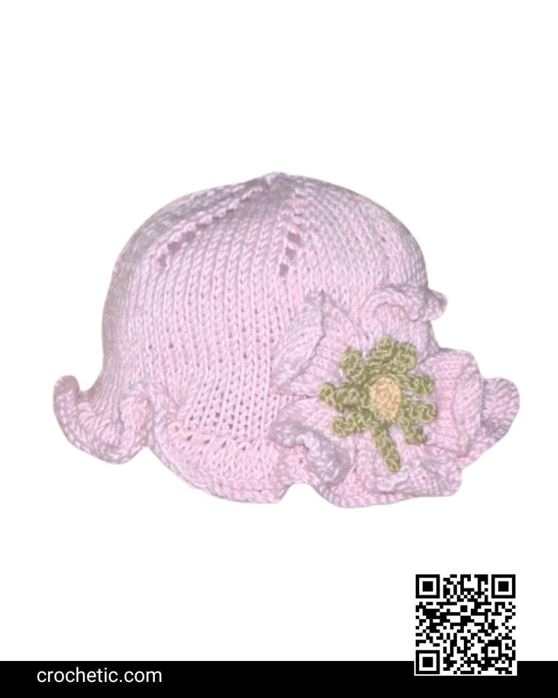 Baby Flower Hat - Crochet Pattern