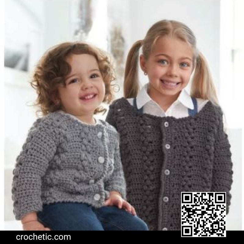 Big Girl Cardigan - Crochet Pattern