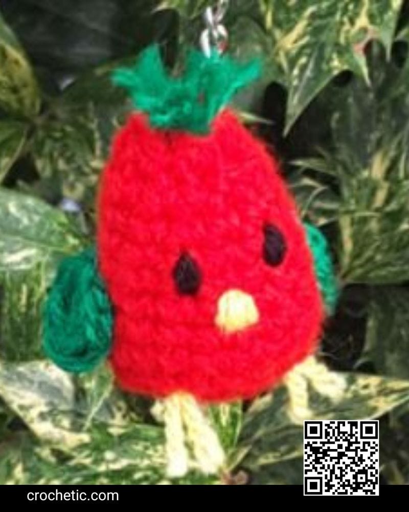 Bird of Paradise Keychain - Crochet Pattern