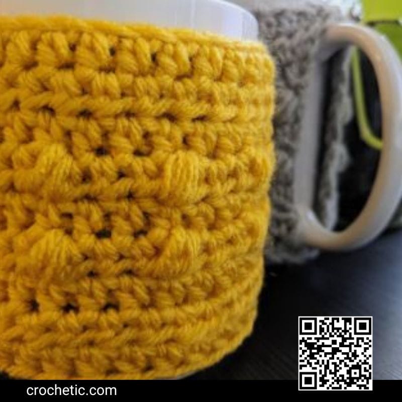 Bobble Mug Cozie - Crochet Pattern