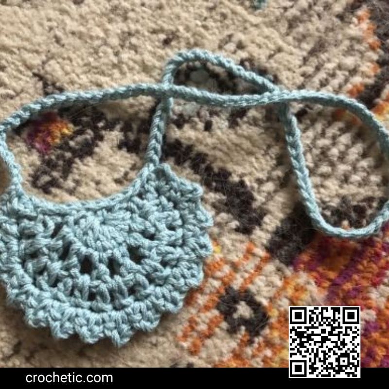 Boho Love Necklace- Crochet Pattern
