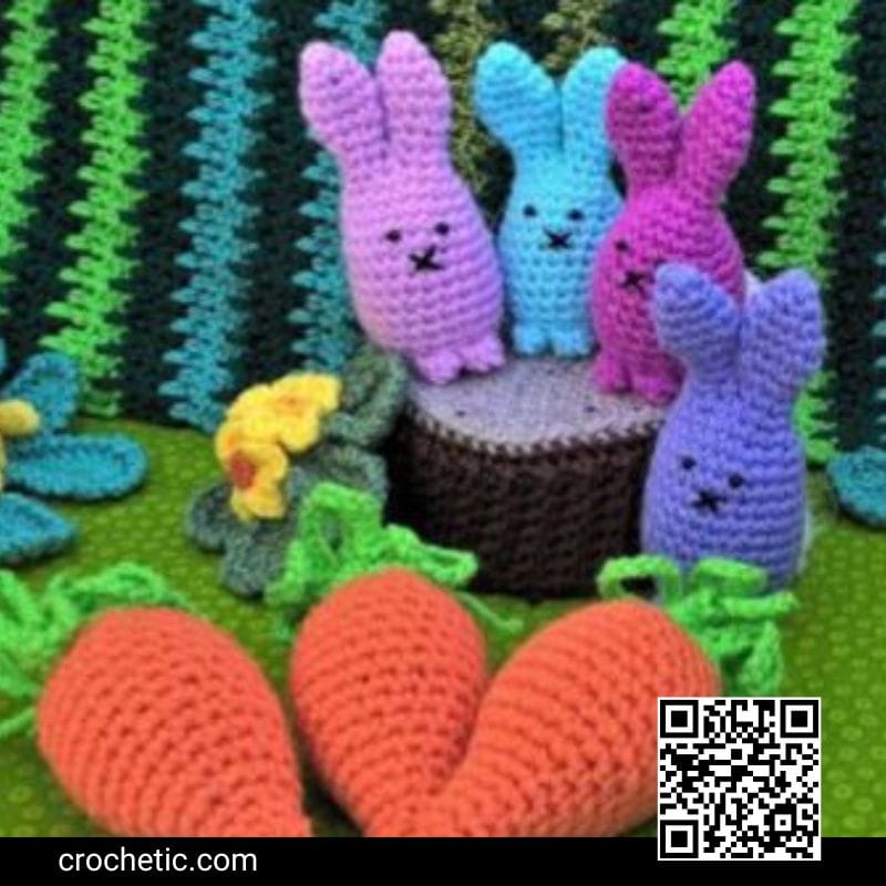 Bunny and Carrot Creme Egg Covers - Crochet Pattern